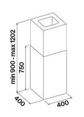 АСПИРАТОР FALMEC MIRA PLUS ISLAND INOX