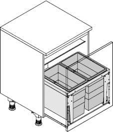 КОШ ЗА ВГРАЖДАНЕ HAILO AS Triple XL 600 28/28 thumbnail 2