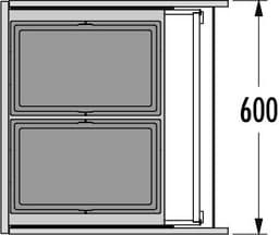 КОШ ЗА ВГРАЖДАНЕ HAILO AS Triple XL 600 28/28 thumbnail 3