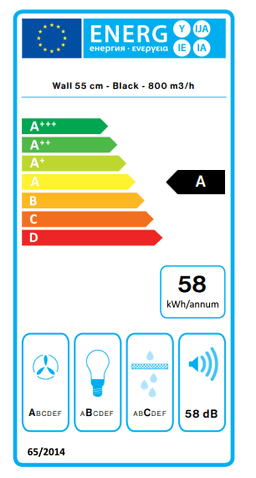 АСПИРАТОР FALMEC FLIPPER 55 BK - Мостра thumbnail 3