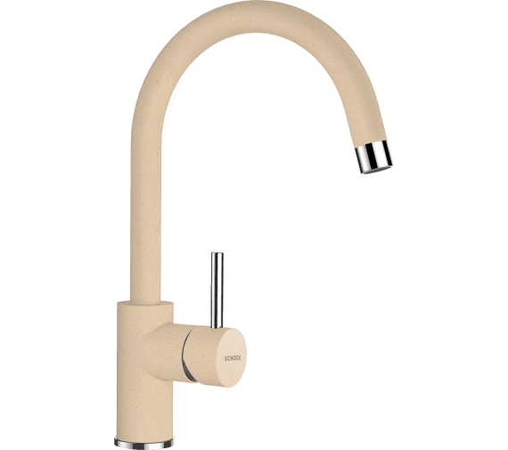 Мивка SCHOCK TYPOS D100L + Смесител Plutos в цвят Moonstone