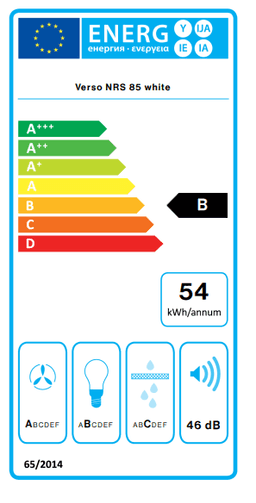 АСПИРАТОР FALMEC VERSO 85 NRS WHITE - Мостра thumbnail 2