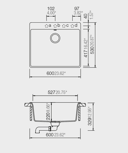 МИВКА SCHOCK GEMO N100 Sabbia - Ляв отвор thumbnail 2